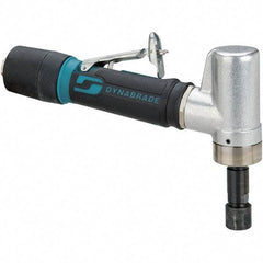 Dynabrade - 1/4" Collet, Angle Handle, Air Angle Die Grinder - 3,200 RPM, Rear Exhaust, 26 CFM, 0.4 hp, 90 psi, 1/4 NPT Inlet - A1 Tooling