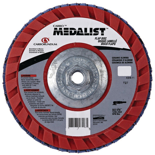 4 1/2″ × 7/8 80 Grit Flap Disc - A1 Tooling