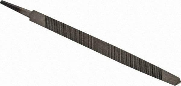 Value Collection - 6" Long, Taper American-Pattern File - Single Cut, 0.31" Overall Thickness, Tang - A1 Tooling