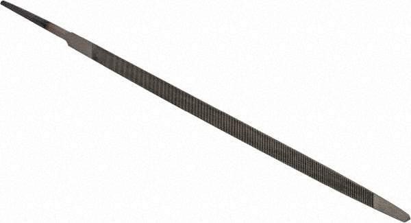 Value Collection - 7.61" Long, Taper American-Pattern File - Single Cut, 0.24" Overall Thickness, Tang - A1 Tooling