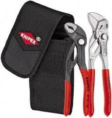 Knipex - 2 Piece Pipe Wrench & Water Pump Plier Set - Comes in Belt Pack - A1 Tooling