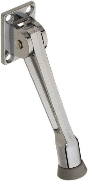 National Mfg. - 5" Projection Kickdown Door Stop - Screw Mount, Chrome Finish - A1 Tooling