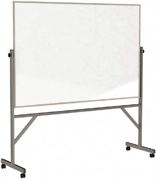 Ghent - 78" High x 77" Wide Reversible Dry Erase Board - Acrylate, 20" Deep, Includes Eraser & 4 Markers - A1 Tooling