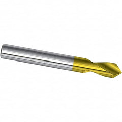 Magafor - 1/8" Body Diam, 90° Point, Cobalt, 2" Overall Length, Spotting Drill - A1 Tooling