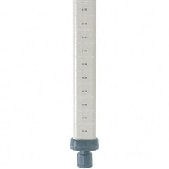 Metro - 13" High, Open Shelving Post - Polymer, Use with Metro Max I Shelving - A1 Tooling