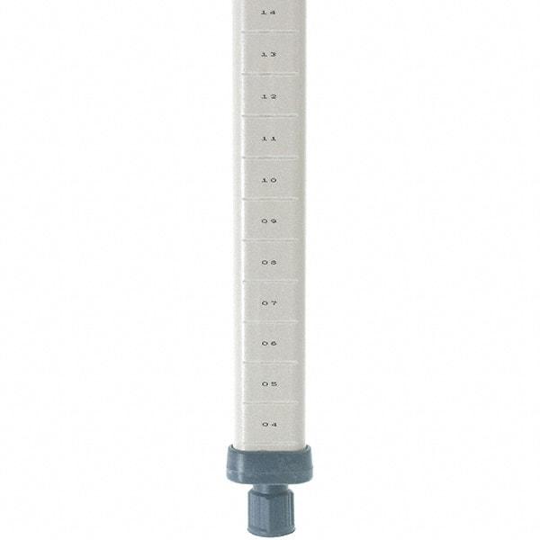 Metro - 33" High, Open Shelving Post - Polymer, Use with Metro Max I Shelving - A1 Tooling