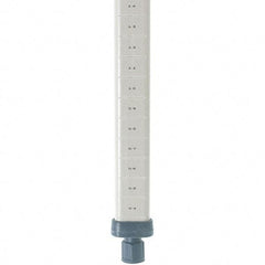 Metro - 74" High, Open Shelving Post - Polymer, Use with Metro Max I Shelving - A1 Tooling