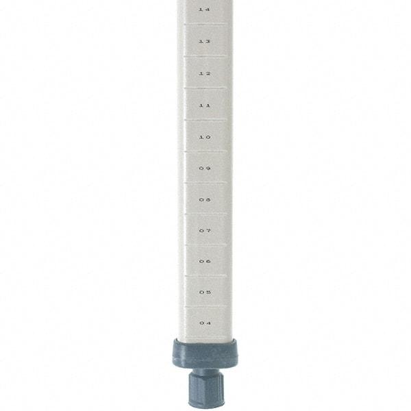 Metro - 86" High, Open Shelving Post - Polymer, Use with Metro Max I Shelving - A1 Tooling