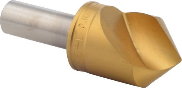 M.A. Ford - 1" Head Diam, 1/2" Shank Diam, 1 Flute 90° High Speed Steel Countersink - A1 Tooling