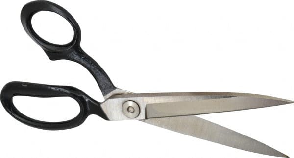 Wiss - 5" LOC, 10-3/8" OAL Inlaid Heavy Duty Shears - Left Hand, Offset Handle, For Composite Materials, Fabrics, Upholstery - A1 Tooling