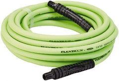 Legacy - 1/4" ID x 0.46" OD 25' Long Multipurpose Air Hose - MNPT x MNPT Ends, 300 Working psi, 140°, 1/4" Fitting, Green - A1 Tooling