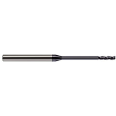 Harvey Tool - Square End Mills; Mill Diameter (Decimal Inch): 0.0600 ; Length of Cut (Inch): 1/2 ; Length of Cut (Decimal Inch): 0.5000 ; Material: Solid Carbide ; Finish/Coating: AlTiN ; Shank Diameter (Inch): 1/8 - Exact Industrial Supply