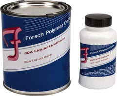 Forsch Polymer Corp - 1 Lb Kit Tan Polyurethane Castable Rubber - 100°F Max Operating Temp, 30 min Tack Free Dry Time, 24 hr Full Cure Time, Series URS 5180 - A1 Tooling