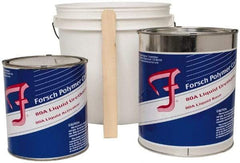 Forsch Polymer Corp - 10 Lb Kit Tan Polyurethane Castable Rubber - 100°F Max Operating Temp, 30 min Tack Free Dry Time, 24 hr Full Cure Time, Series URS 5180 - A1 Tooling