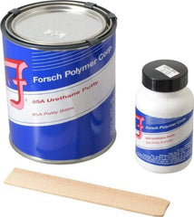 Forsch Polymer Corp - 4 Lb Kit Amber Urethane Putty - 45 min Tack Free Dry Time, 48 hr Full Cure Time, Series URS 5885 - A1 Tooling