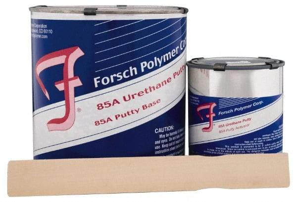 Forsch Polymer Corp - 4 Lb Kit Gray Urethane Putty - 20 min Tack Free Dry Time, 48 hr Full Cure Time, Series URS 5685 - A1 Tooling