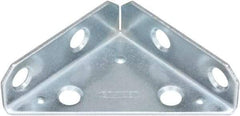 National Mfg. - 2" Long x 2" Wide Steel Corner Braces - Zinc Plated Finish - A1 Tooling