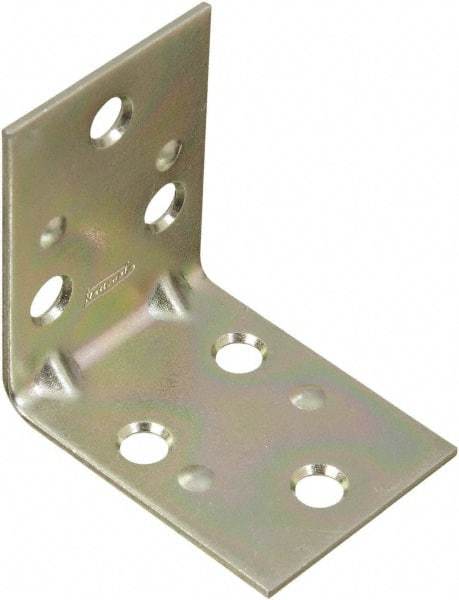 National Mfg. - 2" Long x 1-1/2" Wide Steel Corner Braces - Zinc Plated Finish - A1 Tooling