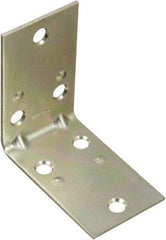 National Mfg. - 2-1/2" Long x 1-1/2" Wide Steel Corner Braces - Zinc Plated Finish - A1 Tooling