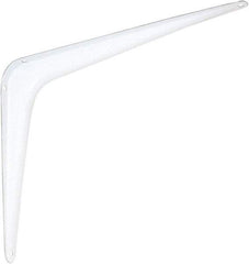 National Mfg. - 100 Lb Capacity, White Shelf Brackets - 8" Long x 10" High x 1-1/2" Wide - A1 Tooling