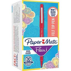 Paper Mate - Pens & Pencils Type: Porous Point Pen Color: Red - A1 Tooling