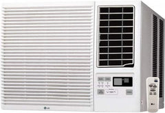 LG Electronics - 23000 BTU, 208/230 Volt Window Air Conditioner with Electric Heat - 11.5/10.6 Amp Rating, 25" Wide x 30-1/2" Deep x 16" High - A1 Tooling