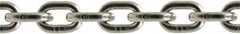 Value Collection - 9/32" Welded Stainless Steel Chain - 2,000 Lb Capacity, Grade 43, 800' Long, Polished Finish - A1 Tooling