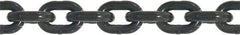 Value Collection - 3/4" Welded Alloy Chain - 28,300 Lb Capacity, Grade 80, 100' Long, Black Finish - A1 Tooling