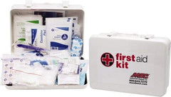 Medique - 100 Piece, 10 Person, Industrial First Aid Kit - 11" Wide x 7-1/2" Deep x 2-1/2" High, Metal Case - A1 Tooling