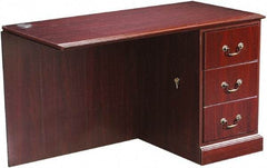 Hon - High Pressure Laminate Right Return Desk - 48" Wide x 24" Deep x 29-1/2" High, Mahogany - A1 Tooling