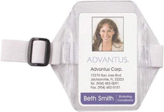 ADVANTUS - Arm Band Badge Holder - Clear/White - A1 Tooling