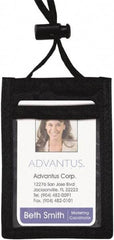 ADVANTUS - Cord Mounted Badge Holder - Black - A1 Tooling