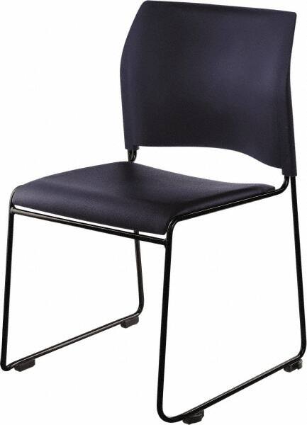 NPS - Vinyl Navy Stacking Chair - Black Frame, 20" Wide x 19-1/4" Deep x 30" High - A1 Tooling