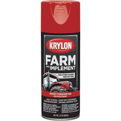 Krylon - Red (Massey Ferguson), 12 oz Net Fill, Gloss, Farm & Equipment Spray Paint - 12 oz Container, Use on Equipment - A1 Tooling