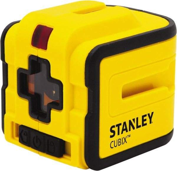 Stanley - 2 Beam 50' Max Range Self Leveling Cross Line Laser - Red Beam, 5/16" at 40' Accuracy, 9-1/4" Long x 3-1/2" Wide x 4" High, Battery Included - A1 Tooling