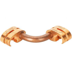 Panduit - 2 & 6 to 1/0 AWG Compatible Grounding Clamp - Copper Alloy, 1" OAL - A1 Tooling