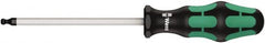 Wera - 5/16" Hex Ball End Driver - 6" Bade Length, Ergonomic Cushion Grip Handle, 262mm OAL - A1 Tooling