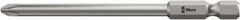 Wera - #1 Phillips Screwdriver Bit - 1/4" Hex Drive, 4" OAL - A1 Tooling