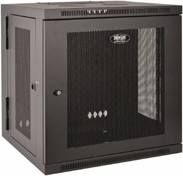 Tripp-Lite - 23-1/2" Overall Width x 12" Rack Height x 21-5/8" Overall Depth Data Cable Enclosure - 200 Lb Capacity, Black - A1 Tooling