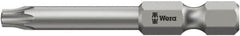 Wera - 1/4" Drive T25 Torx Plus Screwdriver Bit - 2" OAL, Tamper Resistant Bit - A1 Tooling