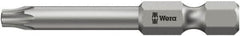 Wera - 1/4" Drive T27 Torx Plus Screwdriver Bit - 2" OAL, Tamper Resistant Bit - A1 Tooling