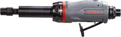 Proto - 1/4" Collet, Straight Handle, Straight Air Die Grinder - 23,000 RPM, Rear Exhaust, 4 CFM, 0.5 hp, 90 psi, 1/4" Inlet - A1 Tooling