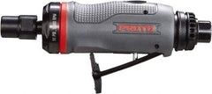 Proto - 1/4" Collet, Straight Handle, Straight Air Die Grinder - 30,000 RPM, Rear Exhaust, 2.7 CFM, 0.3 hp, 90 psi, 1/4" Inlet - A1 Tooling