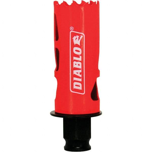 Freud - 1-1/8" Diam, 2-3/8" Cutting Depth, Hole Saw - Bi-Metal Saw, Toothed Edge - A1 Tooling