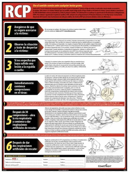 ComplyRight - Regulatory Compliance General Safety & Accident Prevention Training Kit - Spanish, 18" Wide x 24" High - A1 Tooling