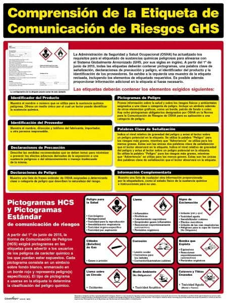 ComplyRight - Regulatory Compliance General Safety & Accident Prevention Training Kit - Spanish, 18" Wide x 24" High - A1 Tooling