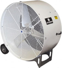 Schaefer Ventilation Equipment - 36" Blade, 1/2 hp, 11,000 CFM, Industrial Circulation Fan - Portable with Wheels, 1 Speed - A1 Tooling