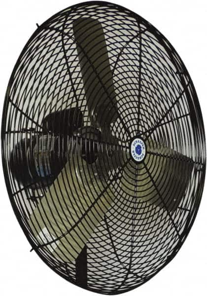 Schaefer Ventilation Equipment - 24" Blade, 1/4 hp, 4,900 & 5,400 CFM, Oscillating Industrial Circulation Fan - Fan Head Only, 2 Speed - A1 Tooling