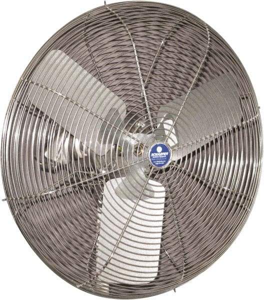 Schaefer Ventilation Equipment - 30" Blade, 1/2 hp, 10,650 CFM, Industrial Circulation Fan - Fan Head Only, 1 Speed - A1 Tooling