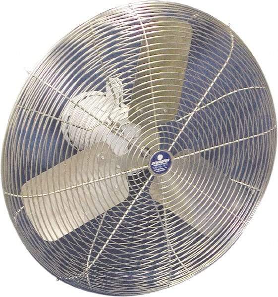 Schaefer Ventilation Equipment - 30" Blade, 1/2 hp, 10,030 CFM, Industrial Circulation Fan - Fan Head Only, 1 Speed - A1 Tooling